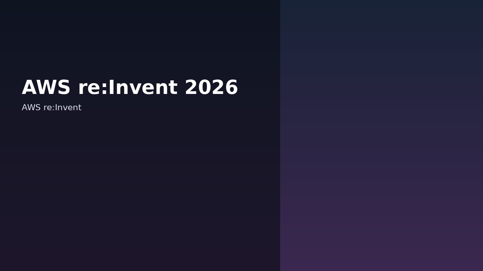 AWS re:Invent 2026