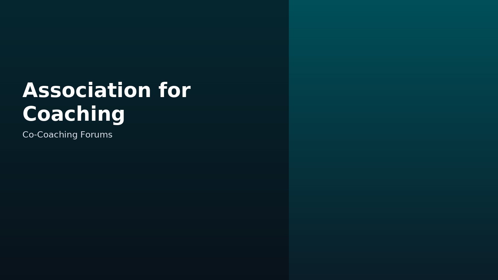 AC SEA & Australia Virtual Co-Coaching Forum - 16 September 2026