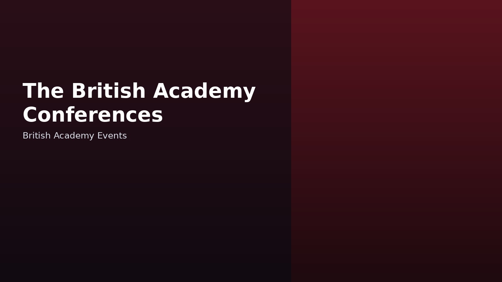 The British Academy Conferences