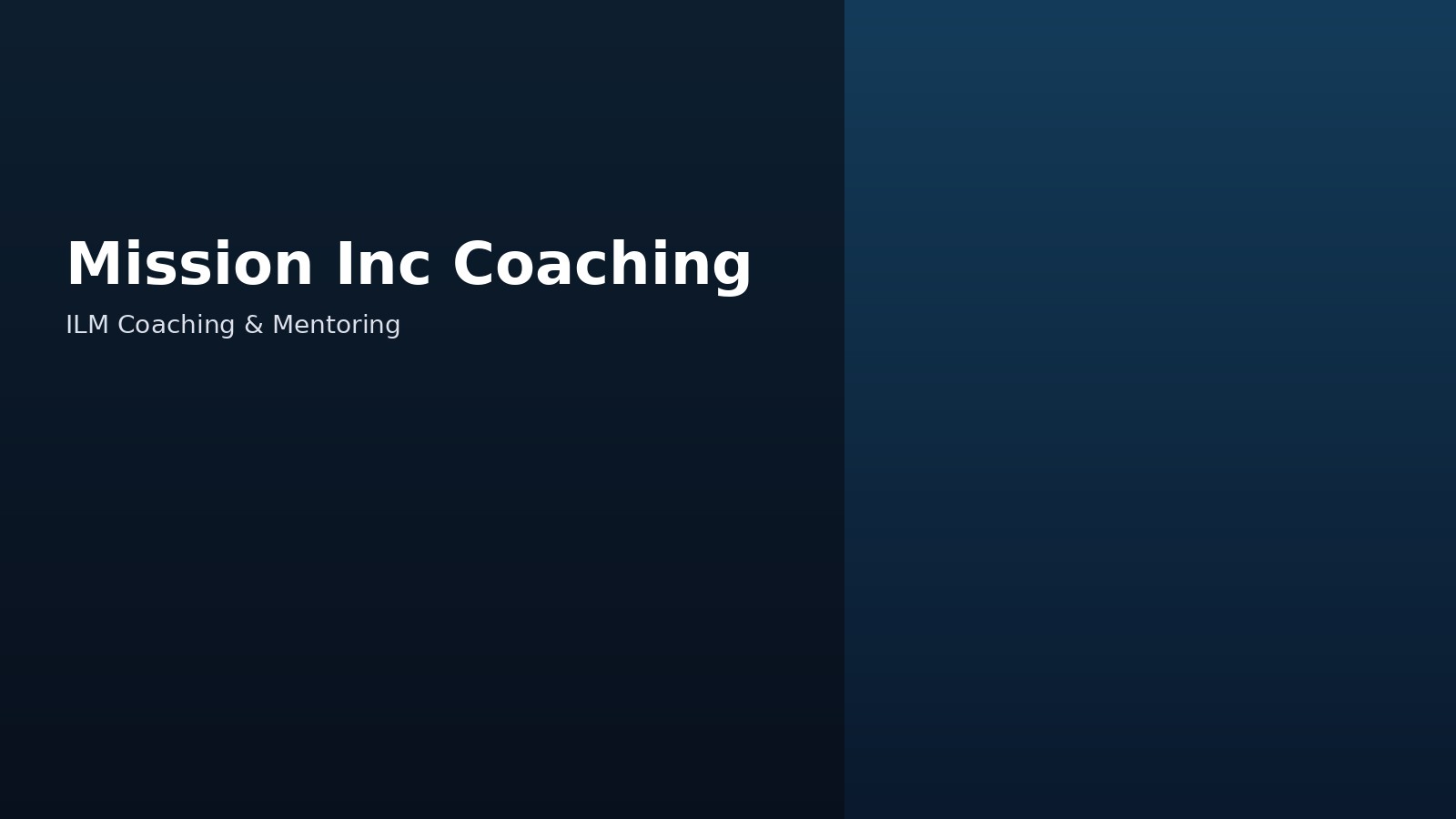 Mission Inc Coaching
