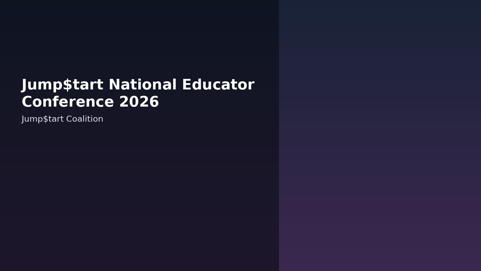 Jump$tart National Educator Conference 2026
