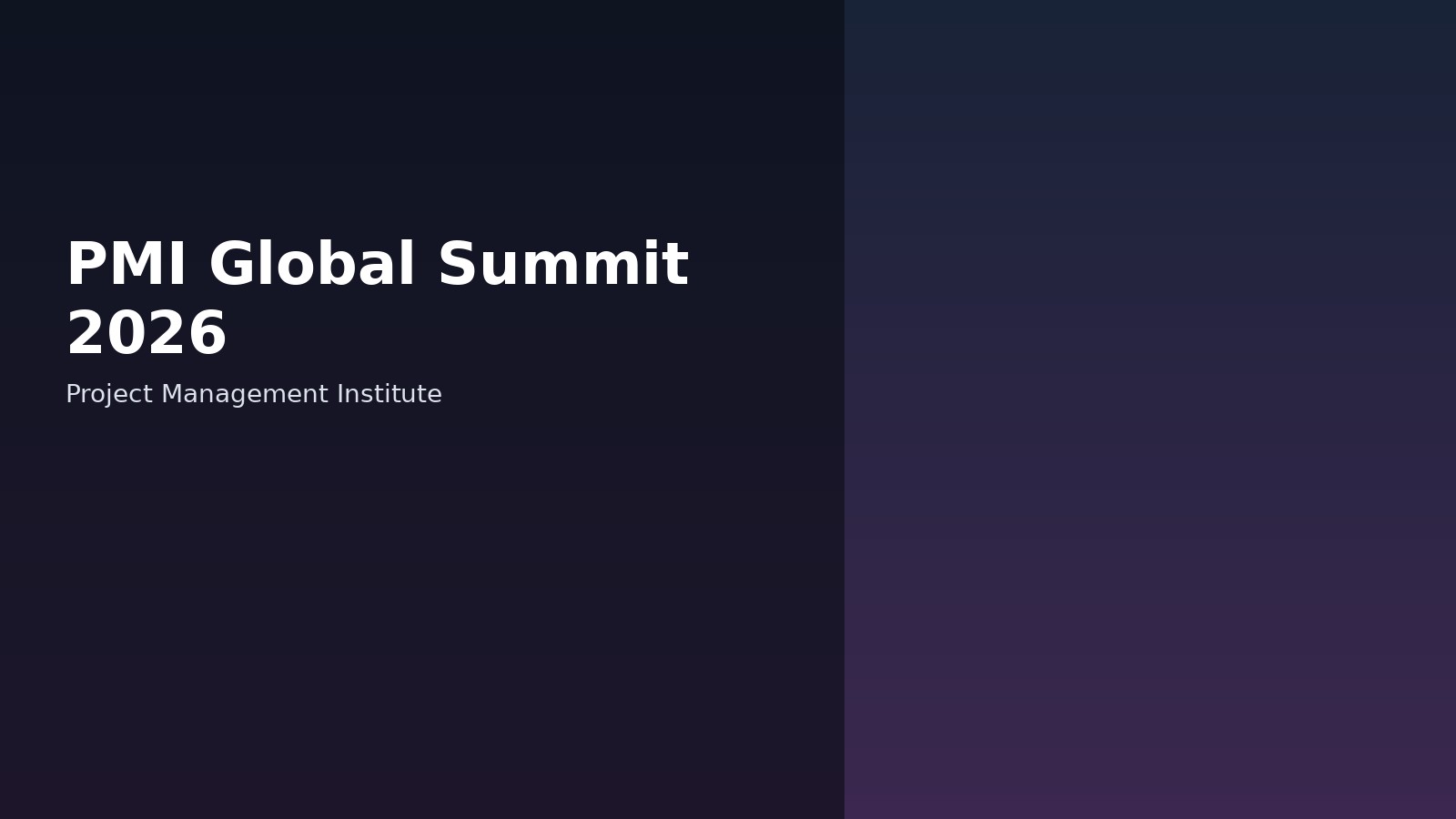 PMI Global Summit 2026