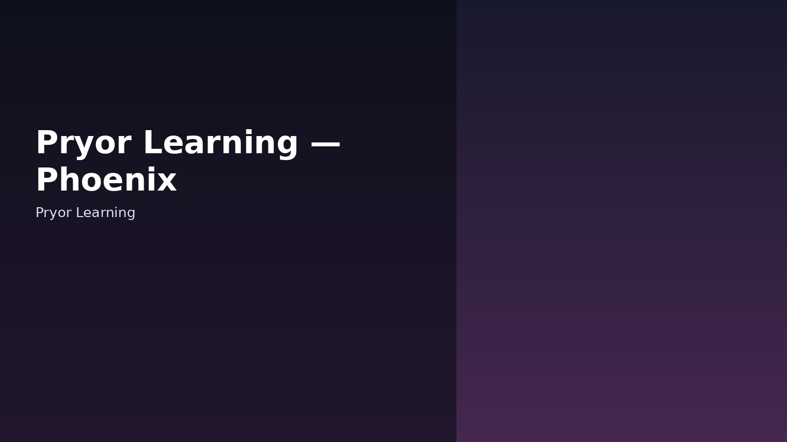Pryor Learning — Phoenix