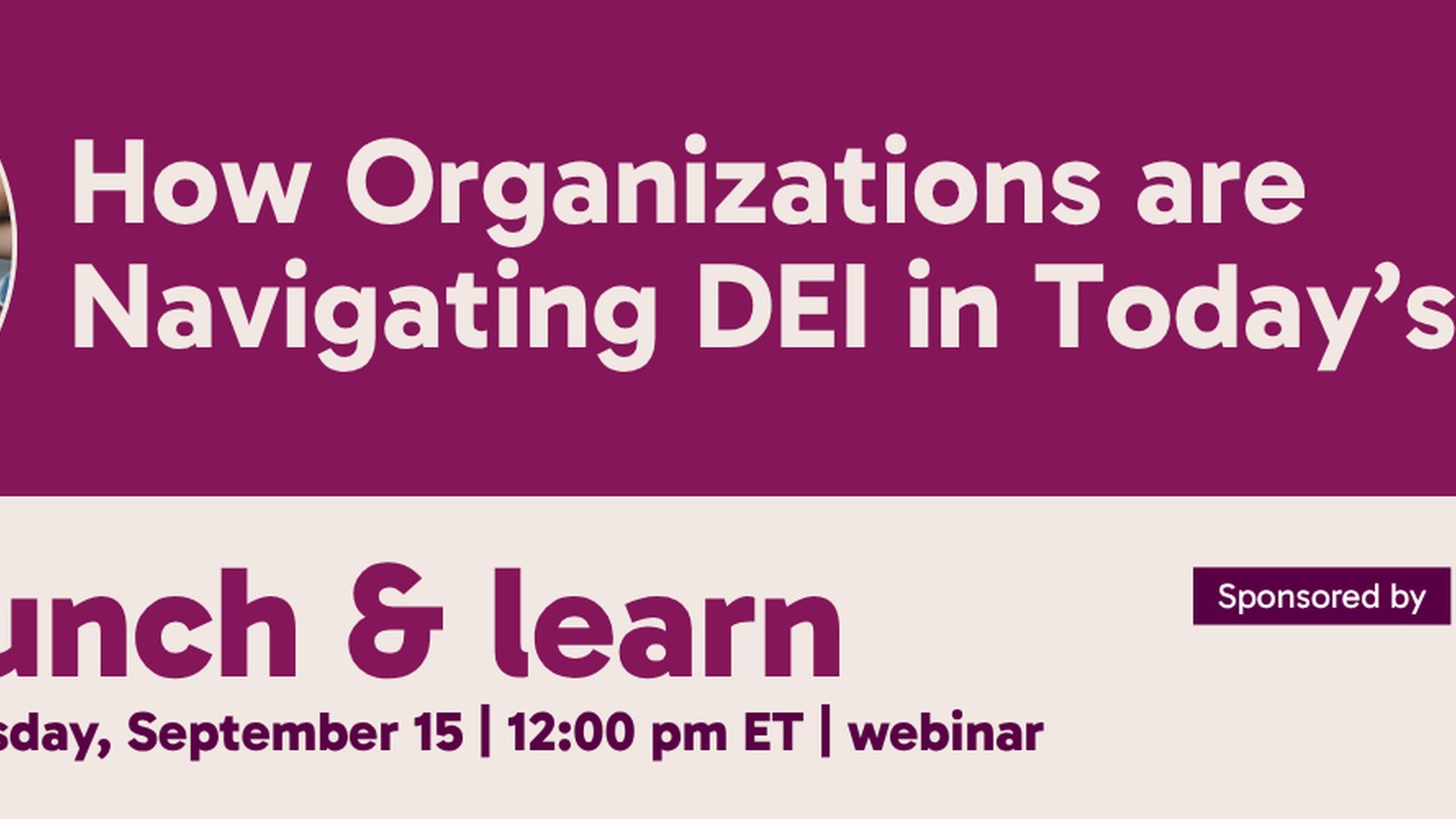 September Lunch & Learn: How Organizations are Navigating DEI in Today's Climate