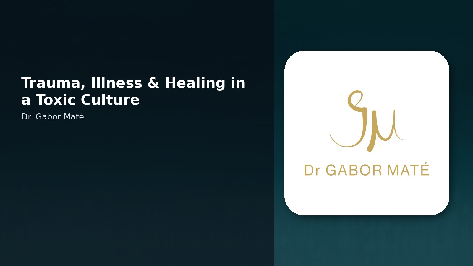 Trauma, Illness & Healing in a Toxic Culture