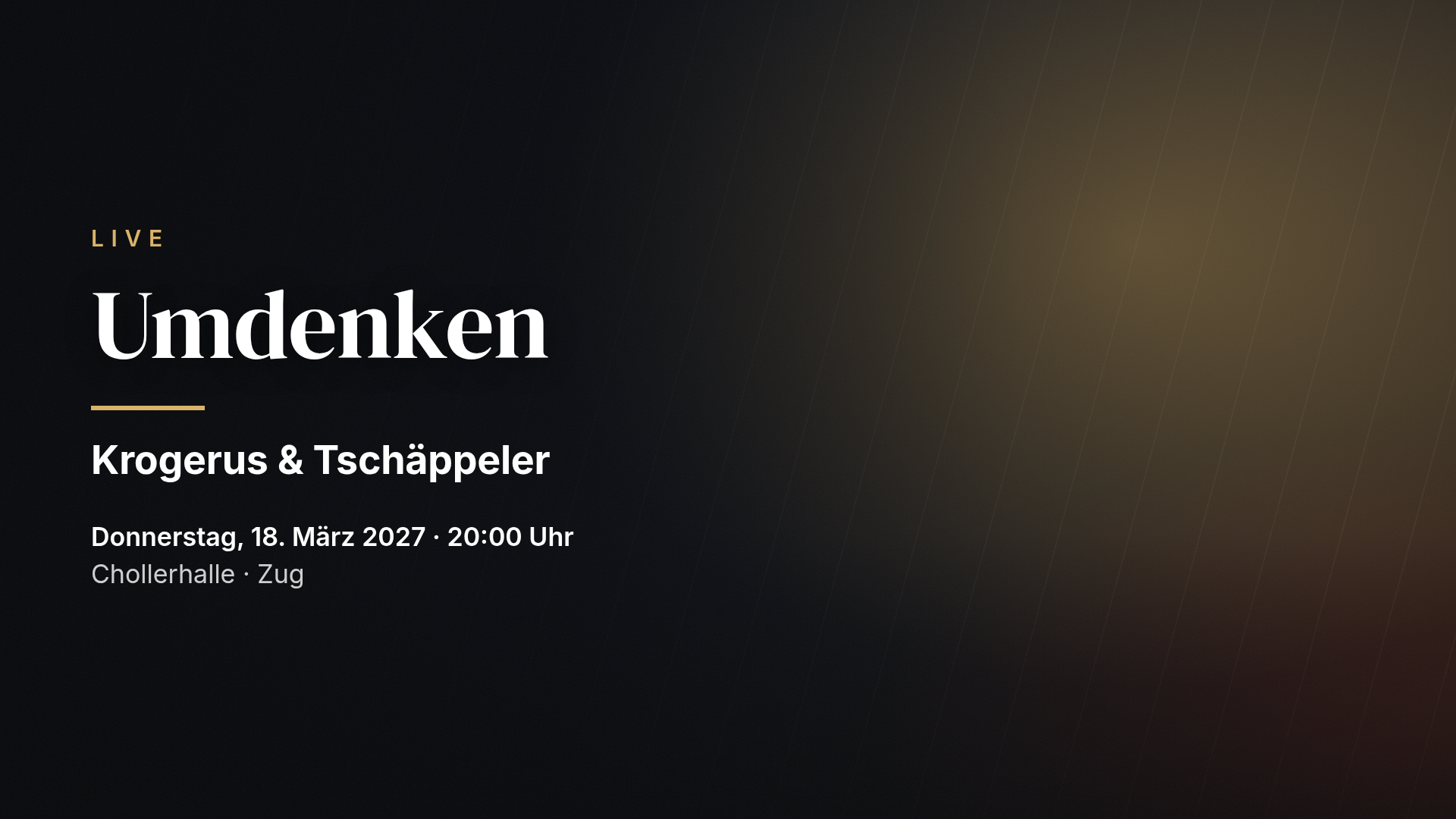 Krogerus & Tschäppeler: Umdenken — Zug
