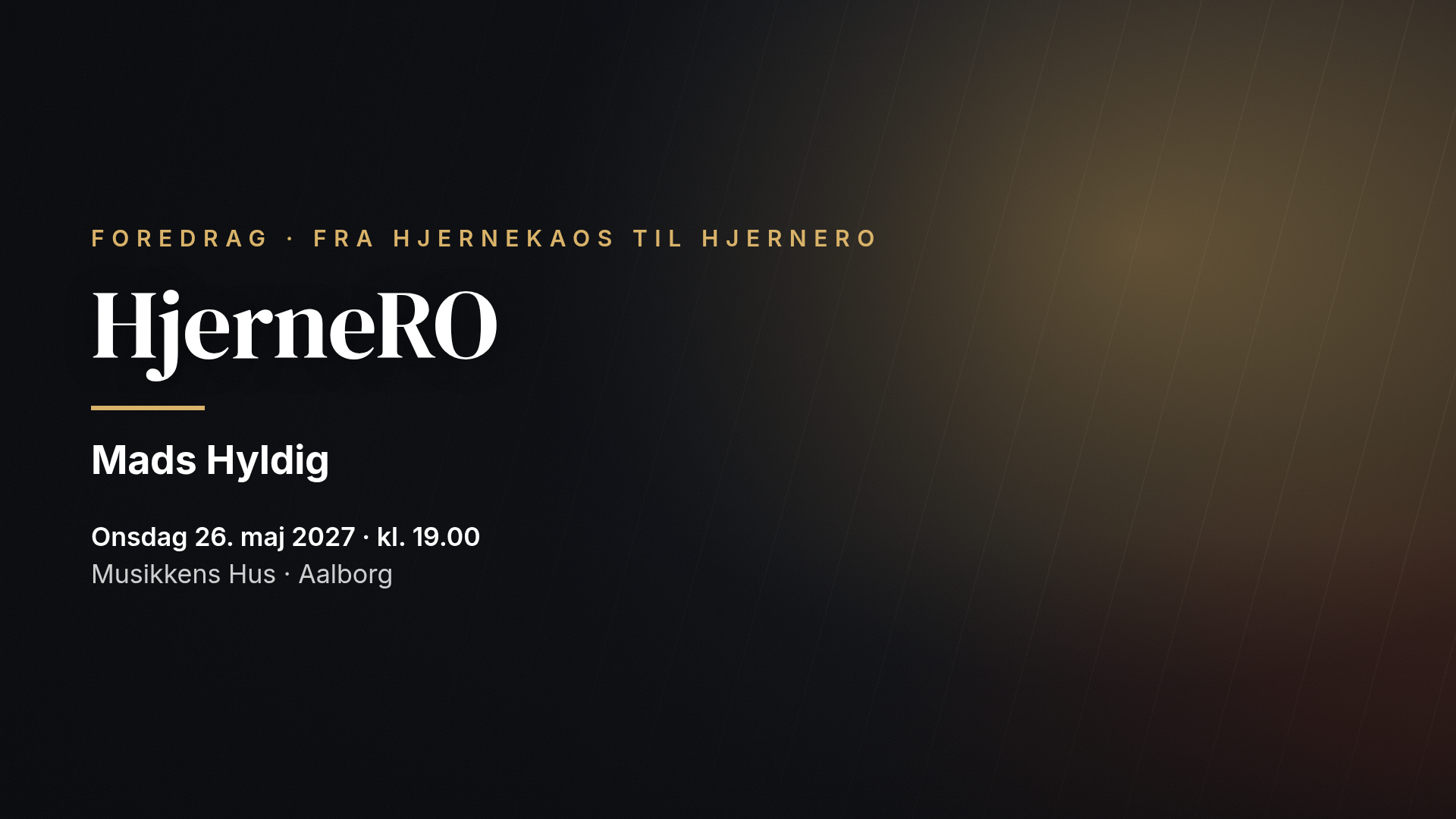 Mads Hyldig: HjerneRO — Aalborg