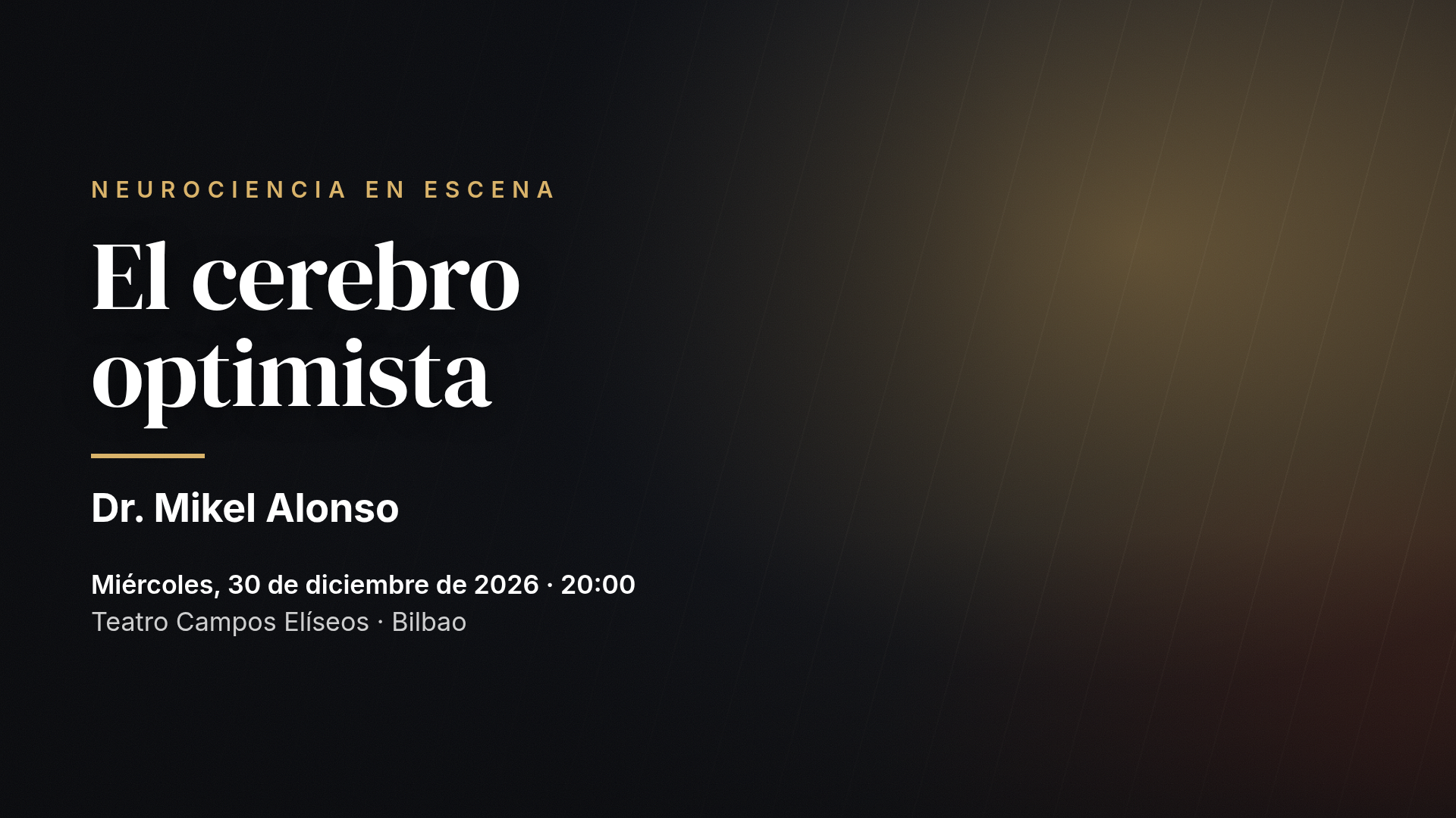 Dr. Mikel Alonso: El cerebro optimista