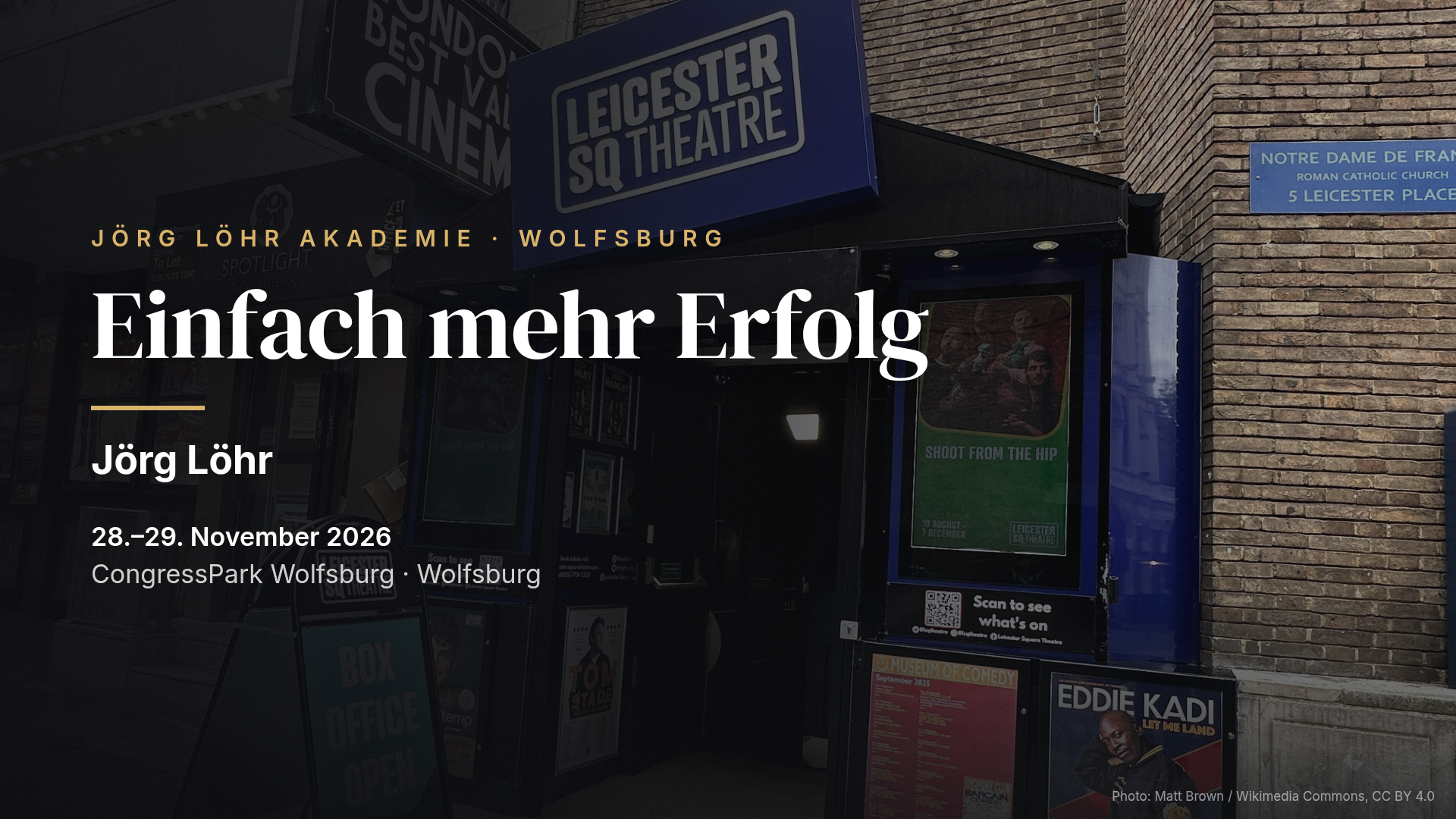Jörg Löhr: Einfach mehr Erfolg — Wolfsburg