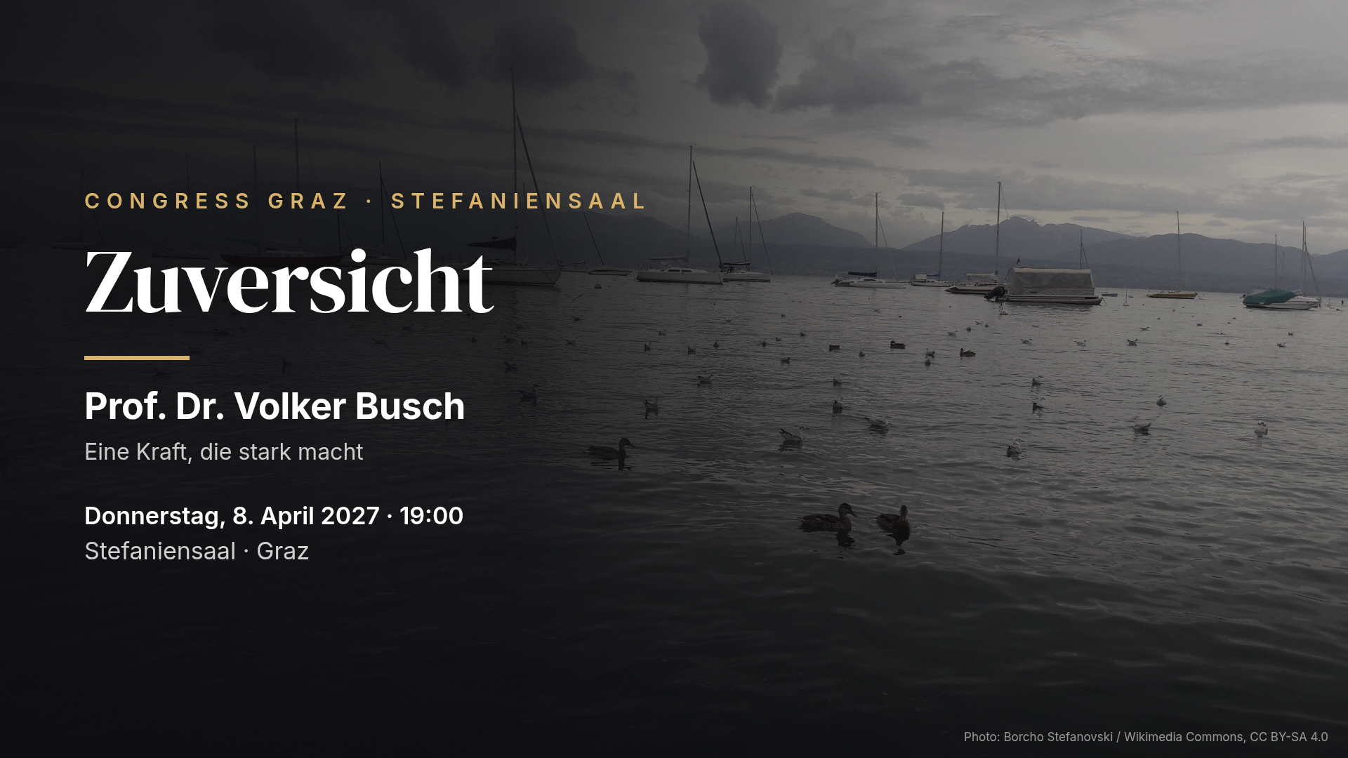 Volker Busch: Zuversicht — Graz