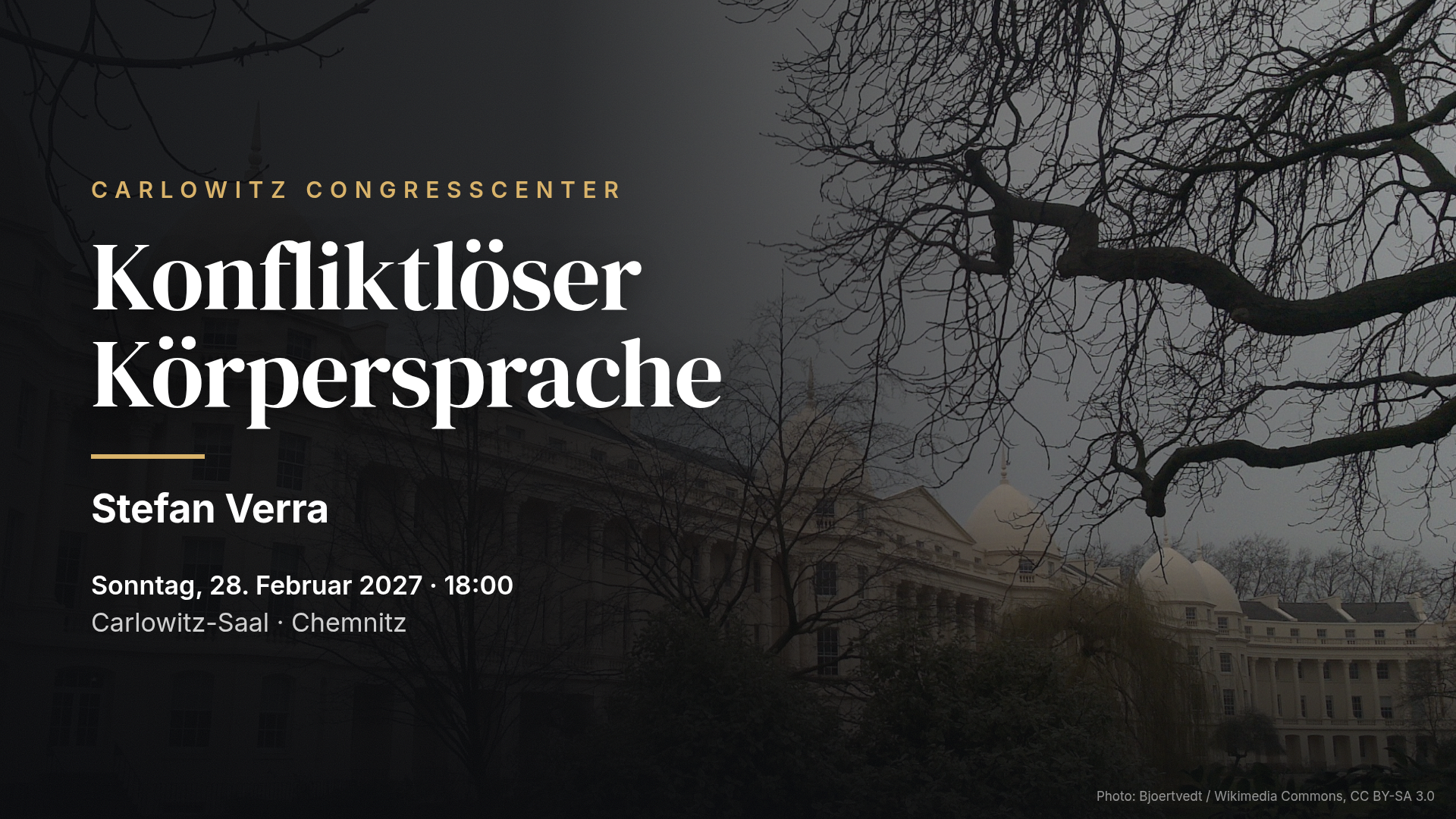 Stefan Verra: Konfliktlöser Körpersprache — Chemnitz