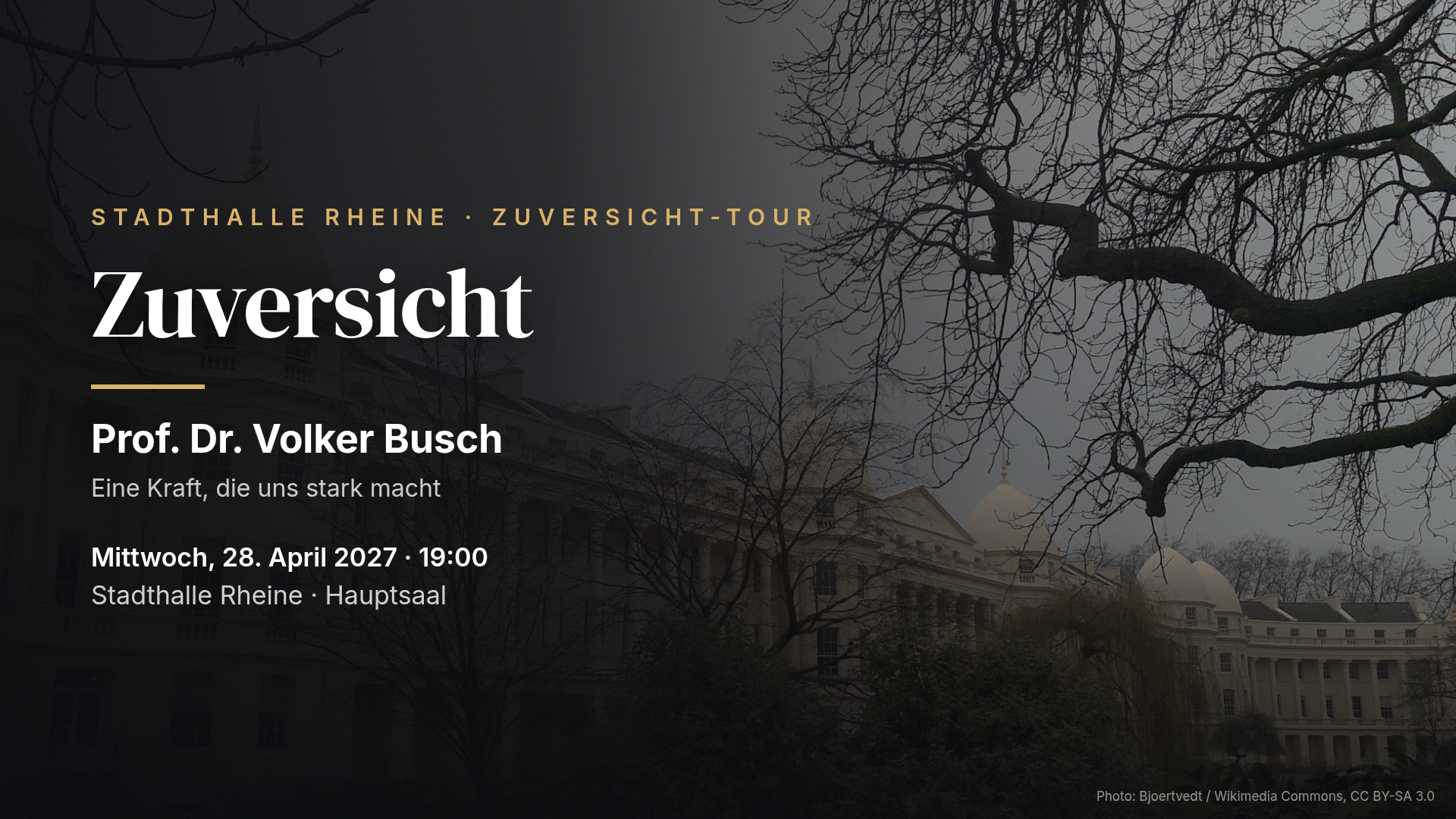 Volker Busch: Zuversicht — Rheine