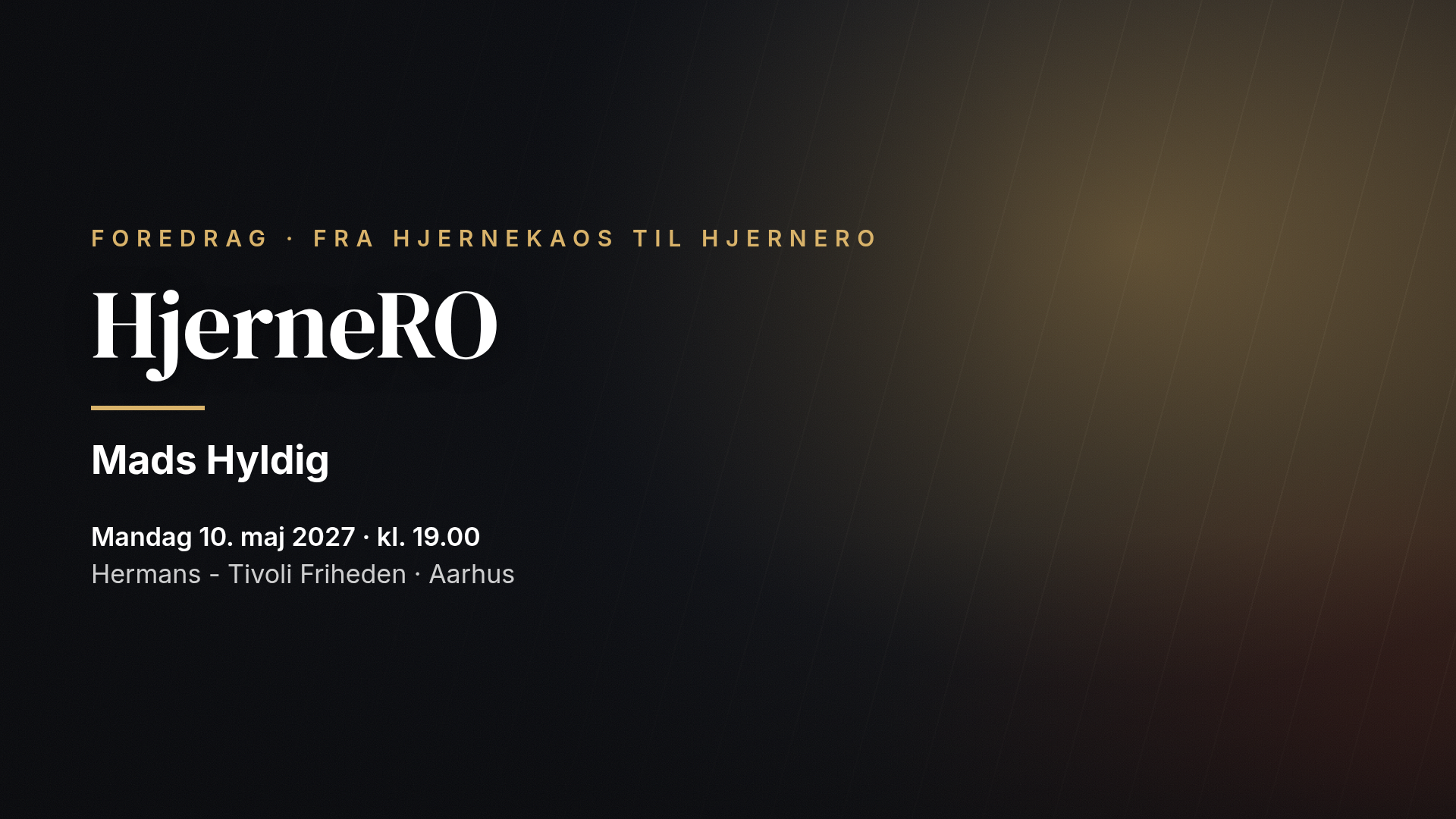 Mads Hyldig: HjerneRO — Aarhus