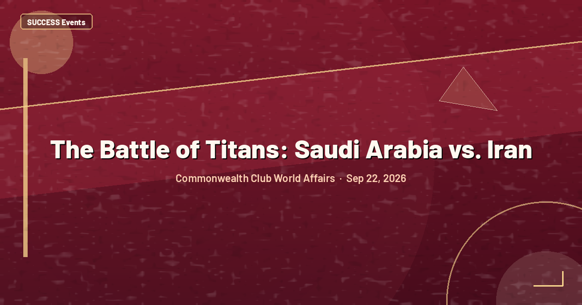 The Battle of Titans: Saudi Arabia vs. Iran