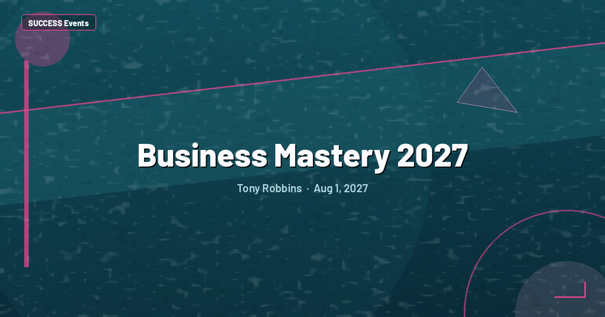 Business Mastery 2027
