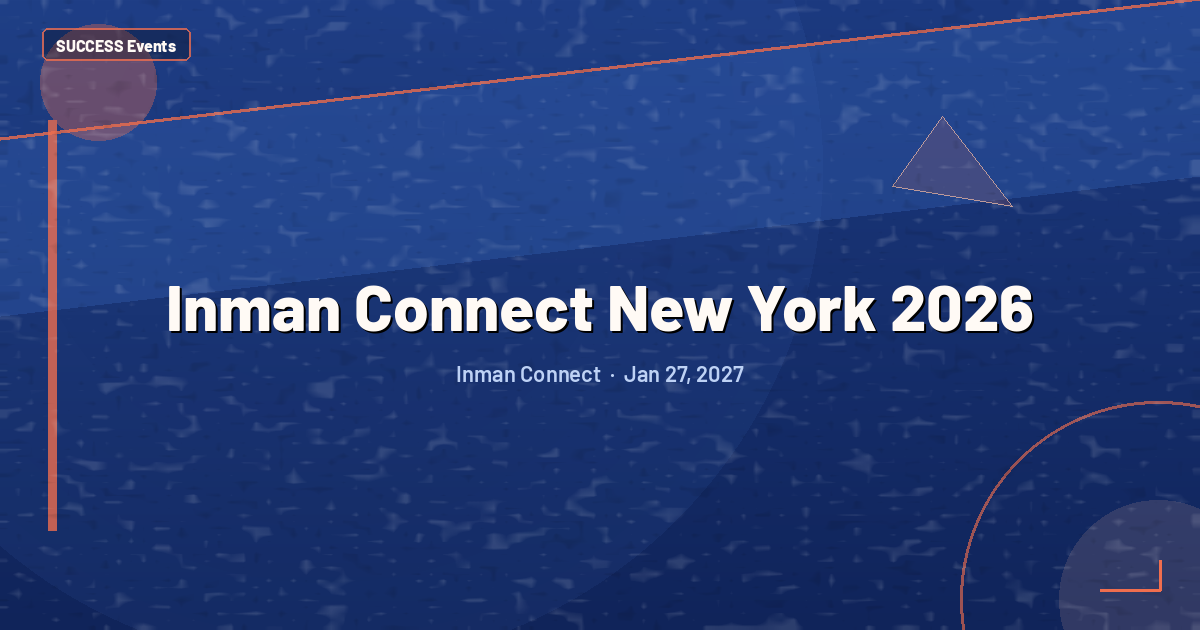 Inman Connect New York 2026