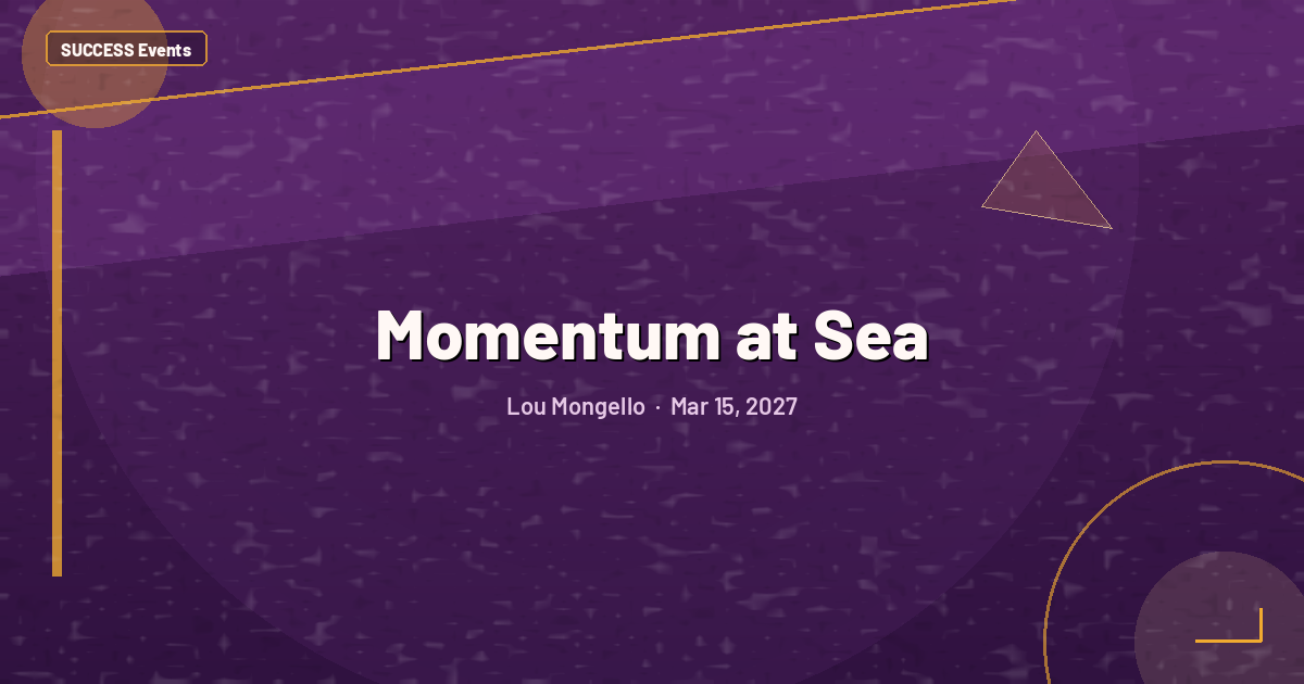 Momentum at Sea