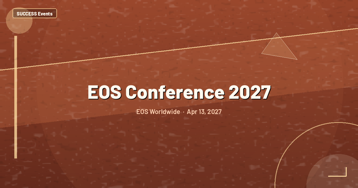 EOS Conference 2027