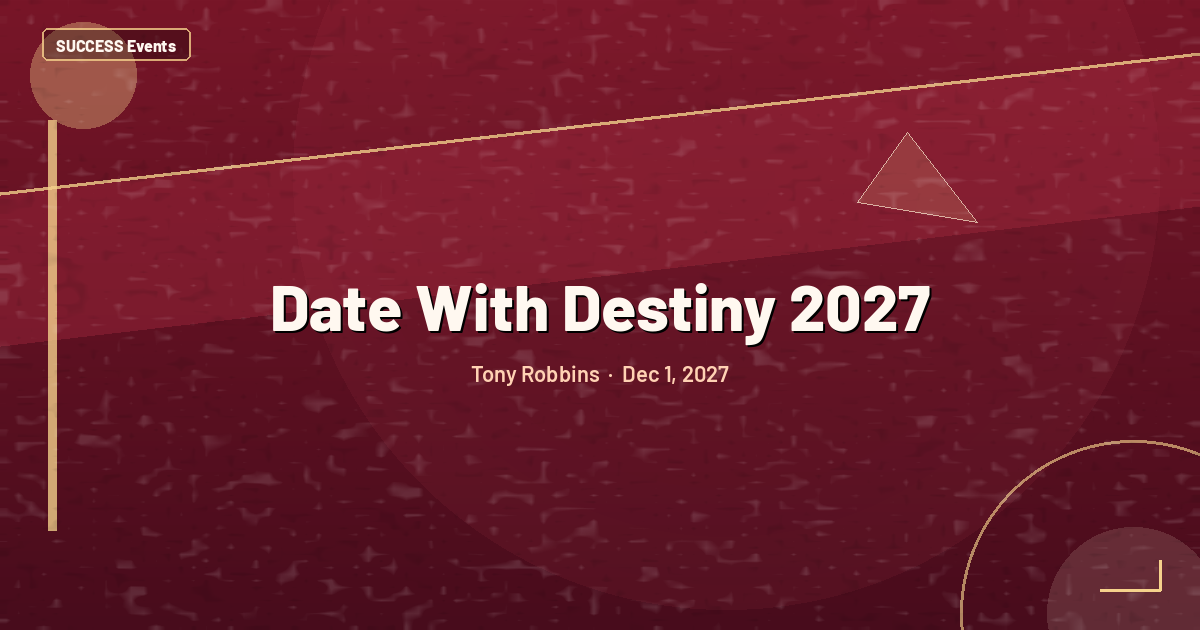 Date With Destiny 2027