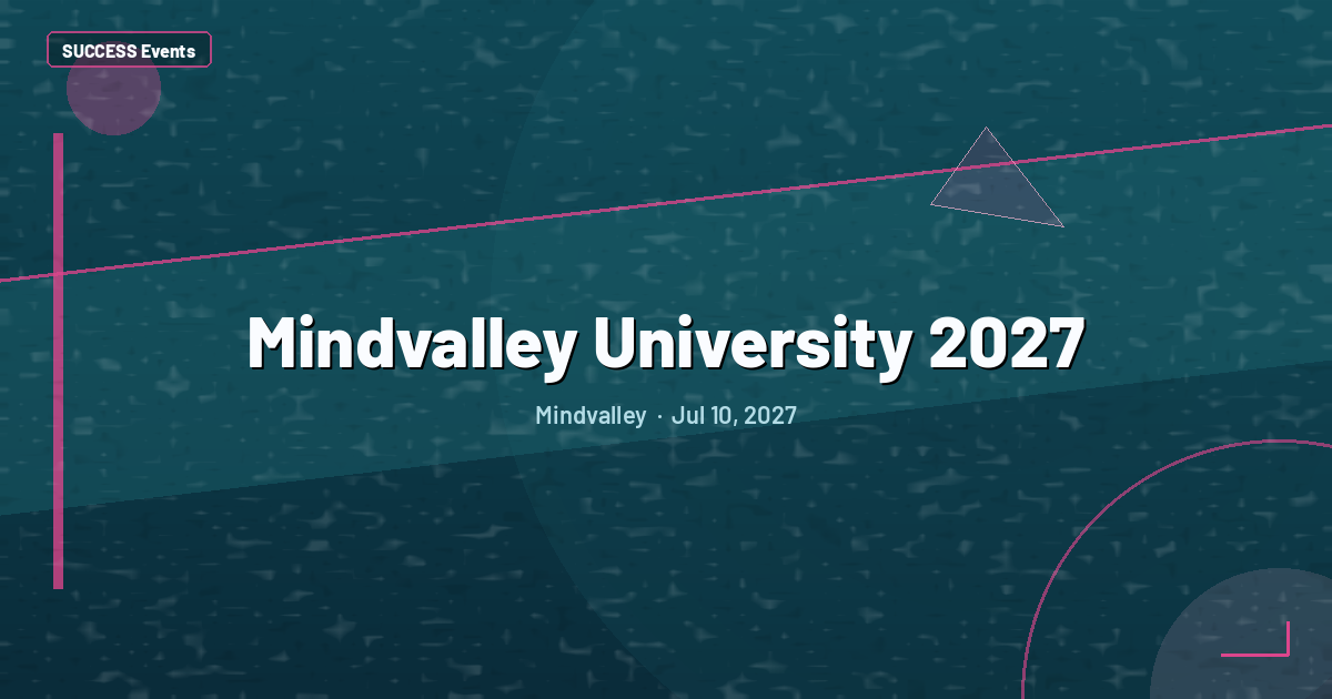 Mindvalley University 2027